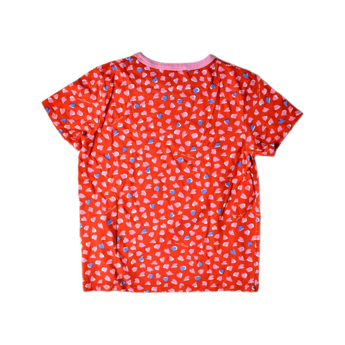 A Red Short Sleeve T Shirts from Little Marc Jacobs in size 10Y for girl. (Back View)