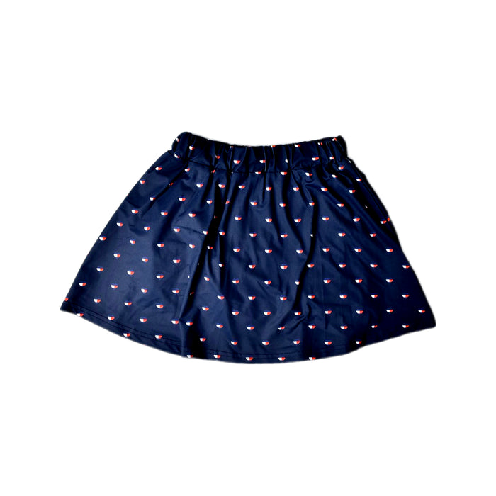 A Navy Short Skirts from Tommy Hilfiger in size 10Y for girl. (Front View)
