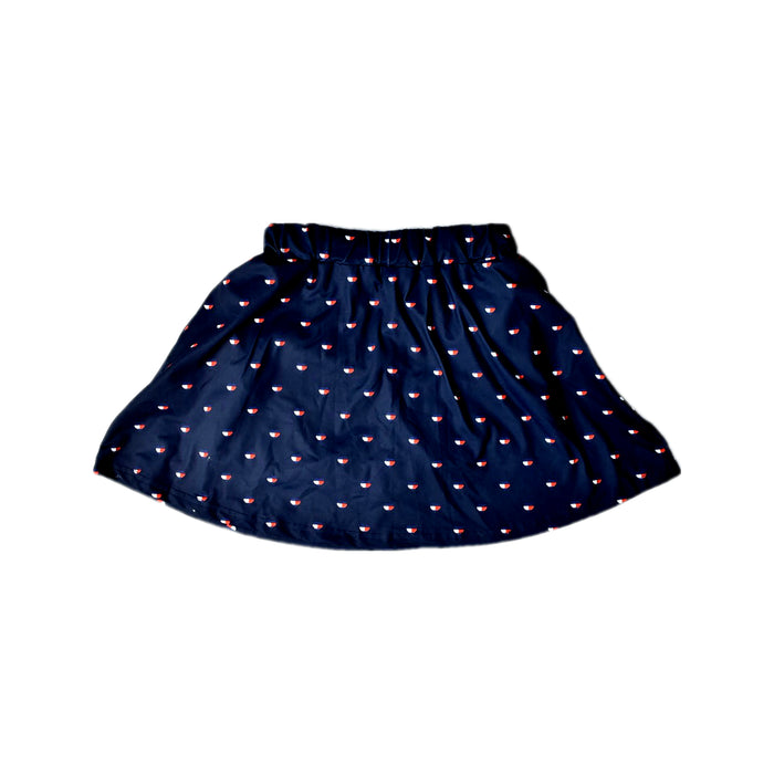 A Navy Short Skirts from Tommy Hilfiger in size 10Y for girl. (Back View)