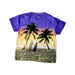 A Purple Short Sleeve T Shirts from Molo in size 4T for boy. (Back View)