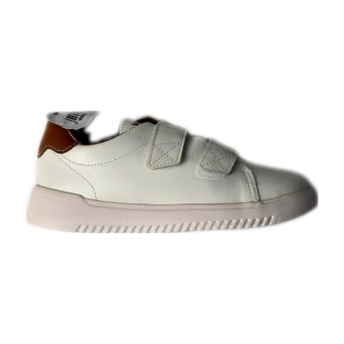 A White Sneakers from Bibi in size 7Y for boy. (Front View)