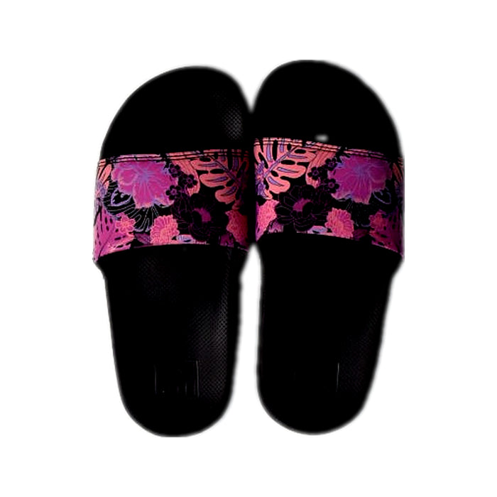 A Black Slip Ons from Reef in size 10Y for girl. (Back View)