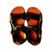 A Orange Sandals from Skechers in size 6T for boy. (Back View)