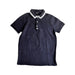 A Black Short Sleeve Polos from Armani in size 12Y for boy. (Front View)