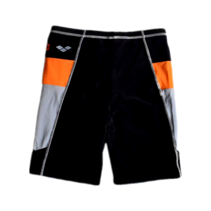 A Black Swim Shorts from Arena in size 10Y for boy. (Back View)