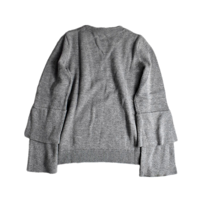 A Grey Knit Sweaters from Crewcuts in size 10Y for girl. (Back View)