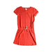 A Red Short Sleeve Dresses from Lacoste in size 10Y for girl. (Front View)