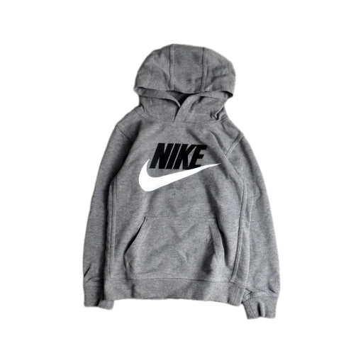 A Grey Hooded Sweatshirts from Nike in size 5T for neutral. (Front View)