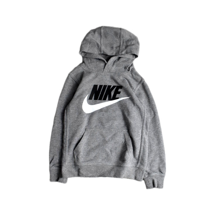 A Grey Hooded Sweatshirts from Nike in size 5T for neutral. (Front View)