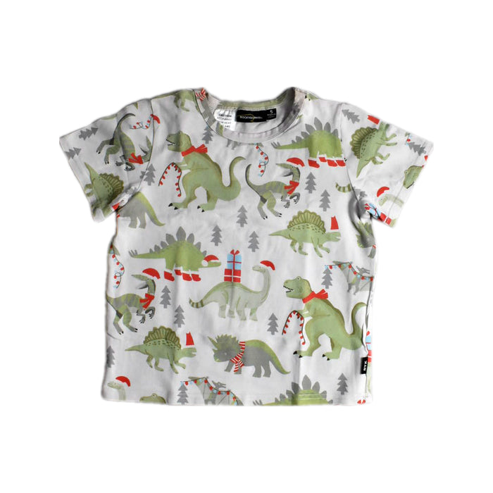 A Green Short Sleeve T Shirts from Rock Your Kid in size 5T for boy. (Front View)