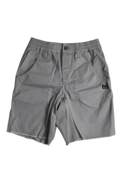 A Grey Shorts from Mini Munster in size 10Y for boy. (Front View)