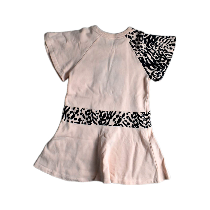 A Pink Short Sleeve Dresses from Kenzo in size 5T for girl. (Back View)