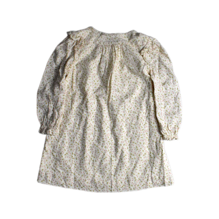 A Ivory Long Sleeve Dresses from Bonpoint in size 4T for girl. (Back View)