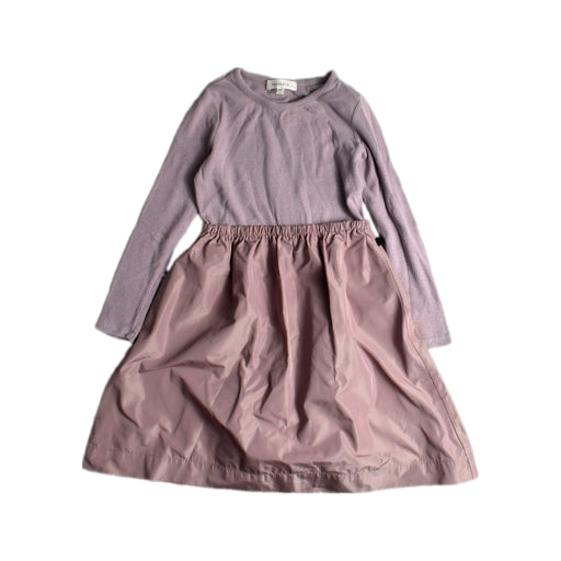 A Pink Long Sleeve Dresses from Benebene in size 4T for girl. (Front View)