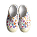 A White Slip Ons from Native Shoes in size 3T for girl. (Back View)