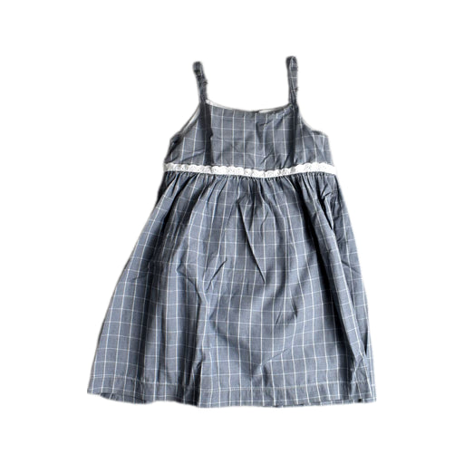 A Blue Sleeveless Dresses from Trousseau Petit in size 2T for girl. (Front View)