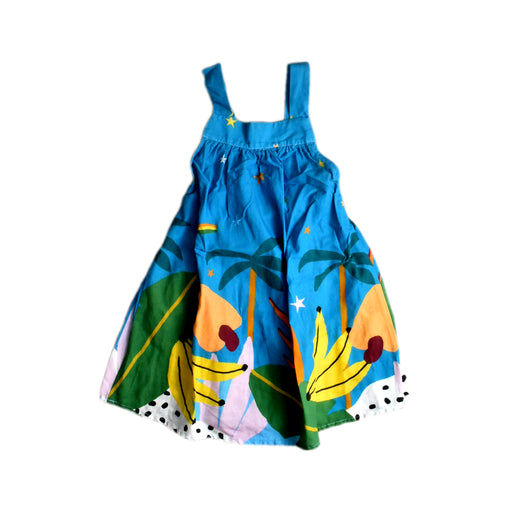 A Multicolour Sleeveless Dresses from Fábula in size 4T for girl. (Front View)