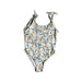 A Multicolour Swimsuits from Monoprix in size 4T for girl. (Front View)