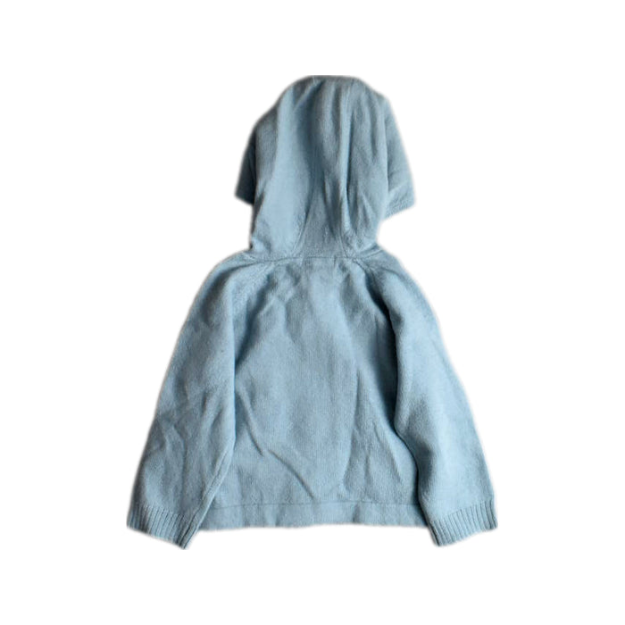 A Blue Hooded Sweatshirts from Acanthe in size 3-6M for boy. (Back View)