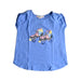 A Blue Short Sleeve Tops from Bonpoint in size 4T for girl. (Front View)