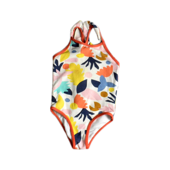 A Multicolour Swimsuits from Catimini in size 4T for girl. (Front View)