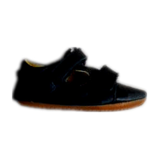 A Black Flats from Froddo in size 12-18M for neutral. (Front View)