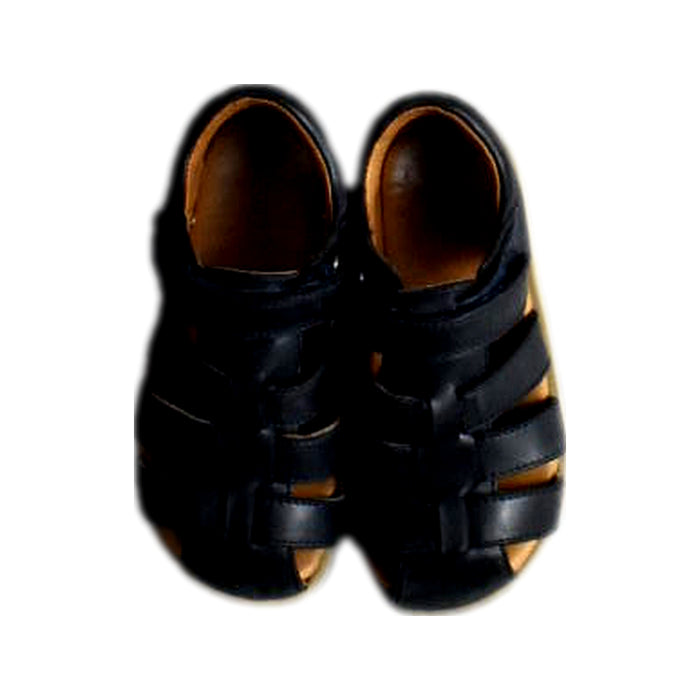 A Black Sandals from Froddo in size 5T for neutral. (Back View)