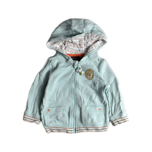 A Blue Lightweight Jackets from Sergent Major in size 6-12M for girl. (Front View)