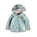 A Blue Lightweight Jackets from Sergent Major in size 6-12M for girl. (Front View)