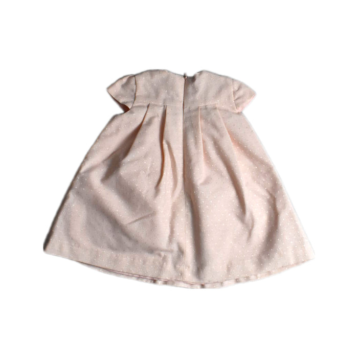 A Pink Short Sleeve Dresses from Tartine et Chocolat in size 6-12M for girl. (Back View)