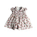 A White Short Sleeve Dresses from Confiture in size 6-12M for girl. (Front View)