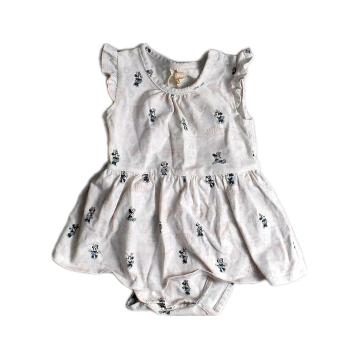 A Ivory Sleeveless Rompers from Disney X Elly in size 6-12M for girl. (Front View)