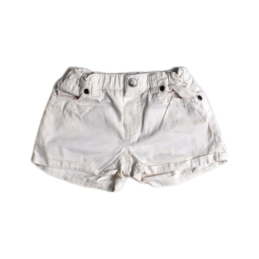 A White Shorts from Château de Sable in size 2T for girl. (Front View)