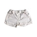 A White Shorts from Château de Sable in size 2T for girl. (Front View)