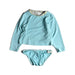 A Blue Swim Sets from Château de Sable in size 6-12M for girl. (Front View)
