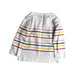 A White Long Sleeve T Shirts from Bout'Chou in size 12-18M for boy. (Back View)