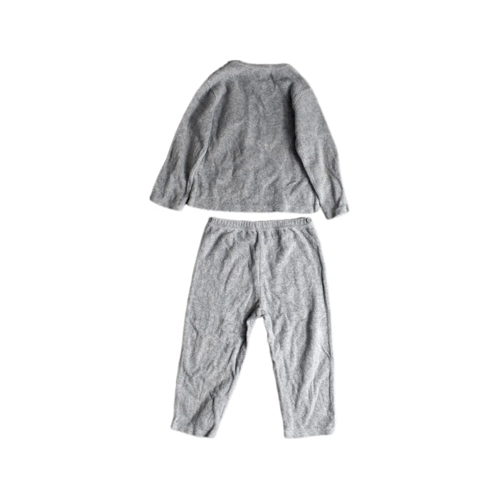 A Grey Pants Sets from La Compagnie des Petits in size 3T for boy. (Back View)