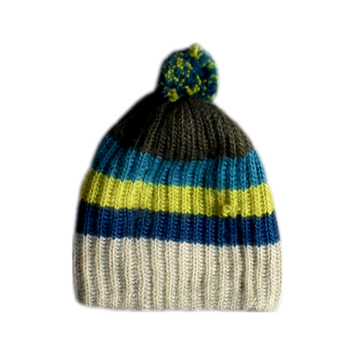A Multicolour Beanies from La Compagnie des Petits in size 3T for neutral. (Back View)