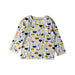 A White Long Sleeve T Shirts from Mothercare in size 6-12M for boy. (Front View)