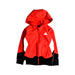 A Red Lightweight Jackets from Adidas in size 7Y for boy. (Front View)
