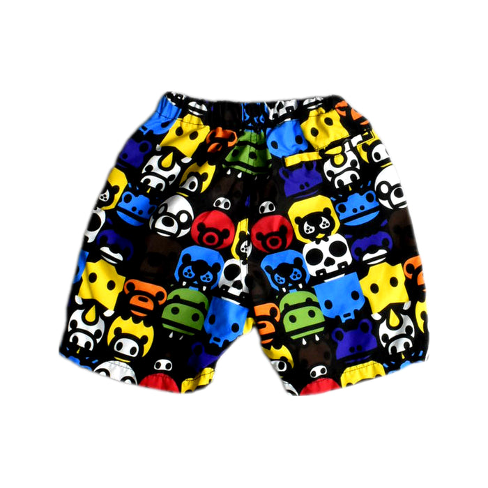 A Multicolour Shorts from Bape by A Bathing Ape in size 2T for boy. (Back View)