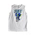 A White Sleeveless T Shirts from Nike in size 7Y for boy. (Front View)