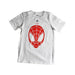 A White Short Sleeve T Shirts from Adidas in size 7Y for boy. (Front View)
