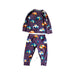 A Purple Pyjama Sets from Mothercare in size 12-18M for boy. (Front View)