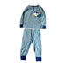 A Blue Pyjama Sets from Mothercare in size 12-18M for boy. (Front View)