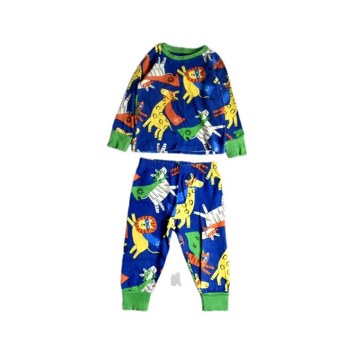 A Multicolour Pyjama Sets from Mothercare in size 12-18M for boy. (Front View)