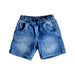 A Blue Shorts from Mothercare in size 6-12M for boy. (Front View)