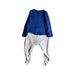 A Blue Long Sleeve Rompers from Mothercare in size 3-6M for boy. (Back View)