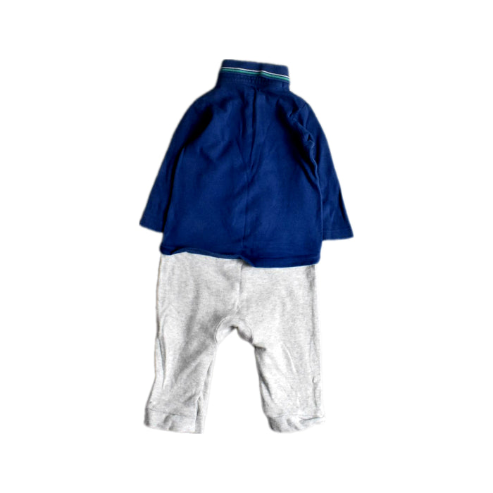 A Blue Pants Sets from Mothercare in size 6-12M for boy. (Back View)