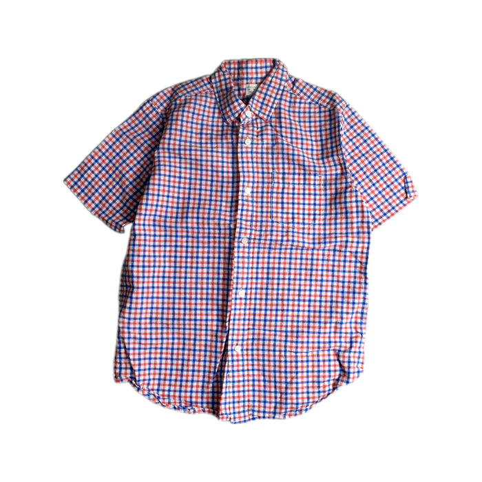 A Red Short Sleeve Shirts from Crewcuts in size 12Y for boy. (Front View)